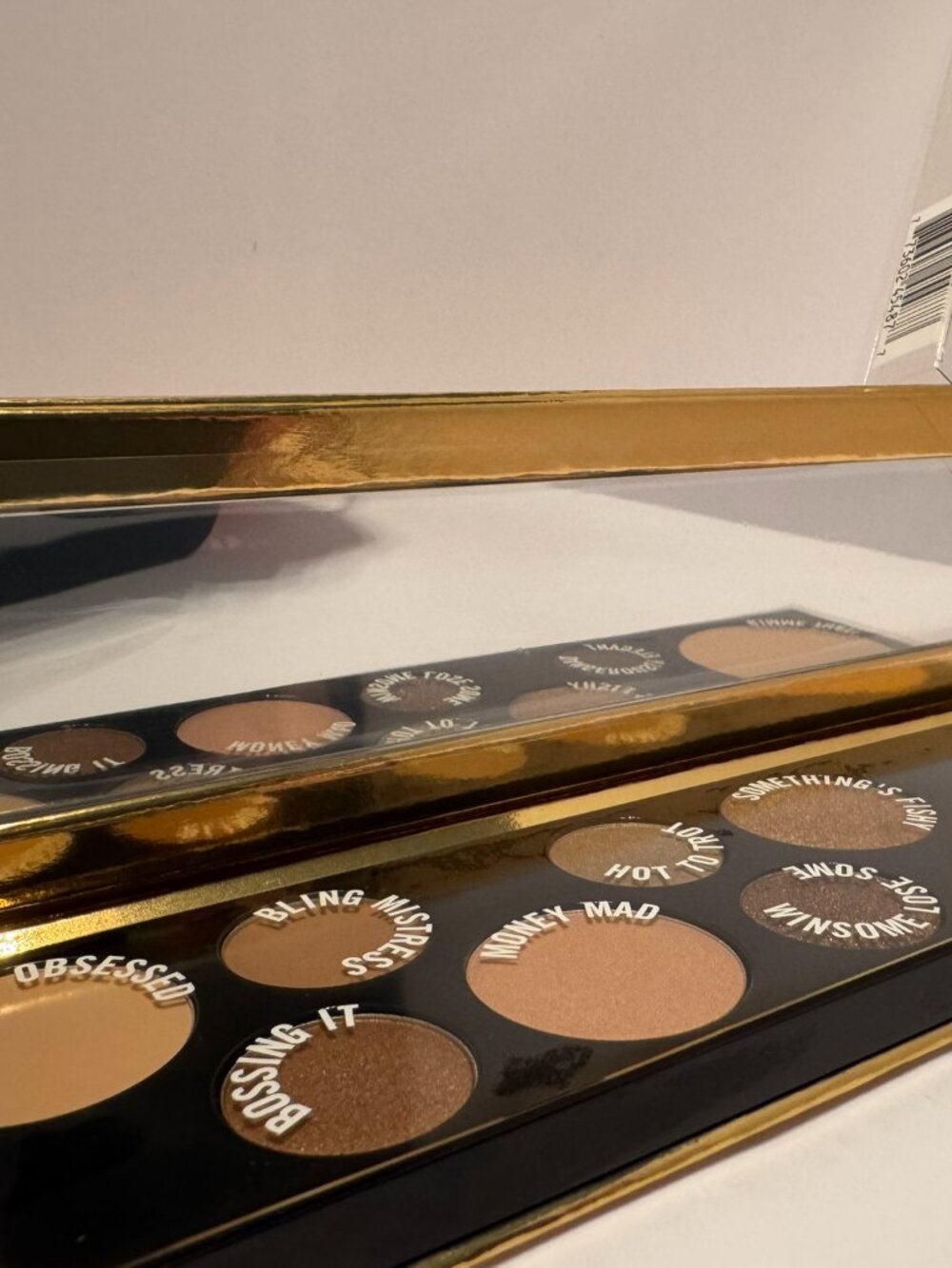 MAC Girls Power Hungry Eyeshadow Palette Highlighter Metallic Gold New